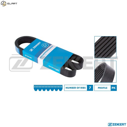 Vribbed belt 7pk1790 for - vribbed, kr-7pk1790