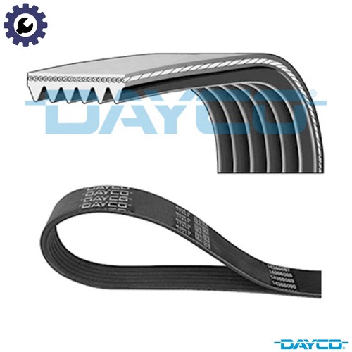 Vribbed belt 6pk1178 for dacia - 6pk1178,